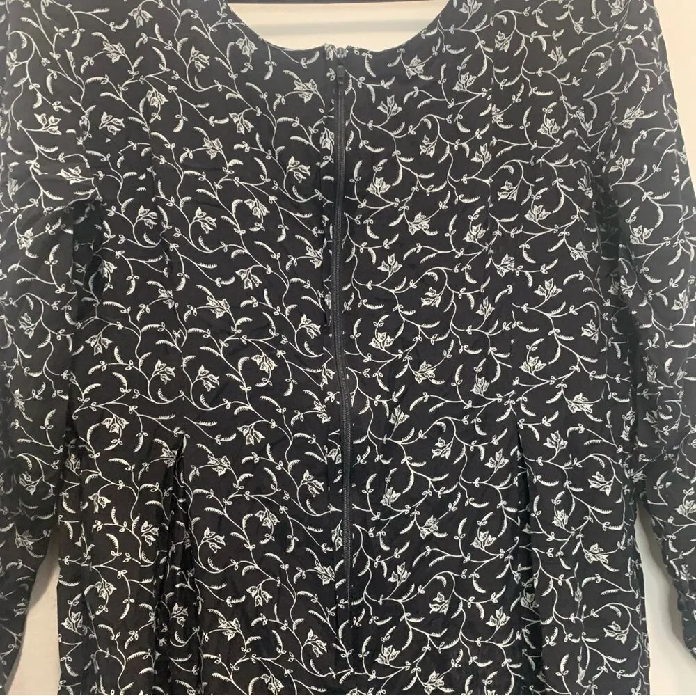 Compagnie Internationale Express Zip Up Jumpsuit Size Medium